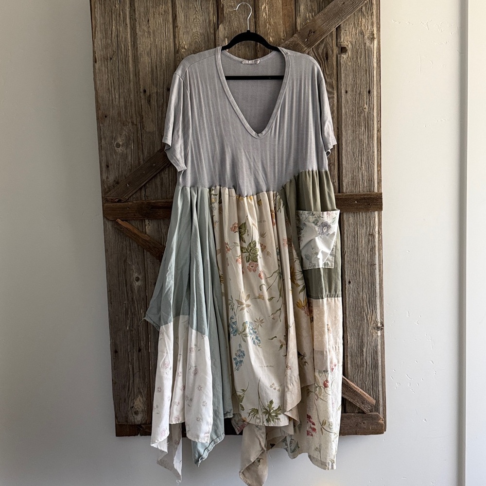 Knit Top Upcycled into Dress